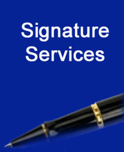 Link to Signature Services